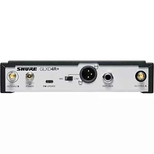 Shure GLX-D14R+ Rackmount Headset System With MX153, 2.4 & 5.8gHz - musicians--Friend