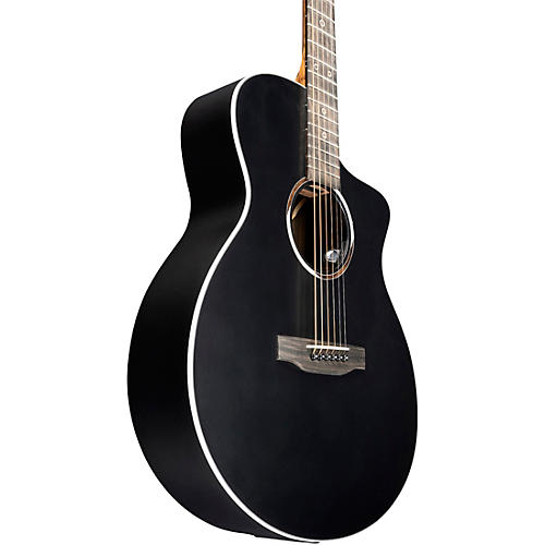 Martin SCE Custom Road Series Ziricote Acoustic-Electric Guitar Black - musicians--Friend