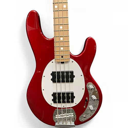 Used Sterling by Music Man STINGRAY RED Electric Bass Guitar RED - musicians--Friend