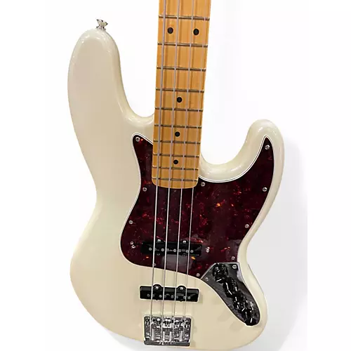 Used Fender Player Plus Active Jazz Bass Olympic Pearl Electric Bass Guitar Olympic Pearl - musicians--Friend