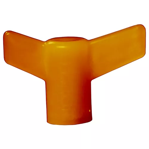 Barefoot Buttons WingMan Afterburner Foot Control Knob Orange - musicians--Friend