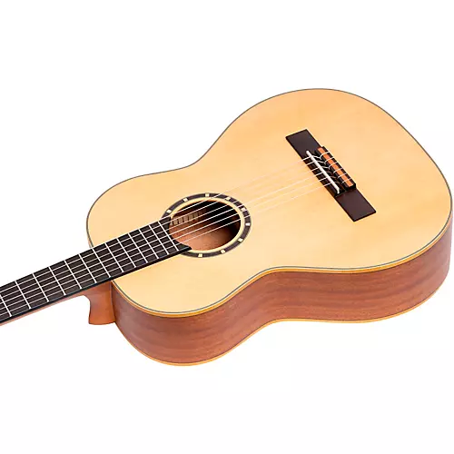 Ortega Family Series R121L-3/4 3/4 Size Left-Handed Classical Guitar Satin Natural 0.75 - musicians--Friend