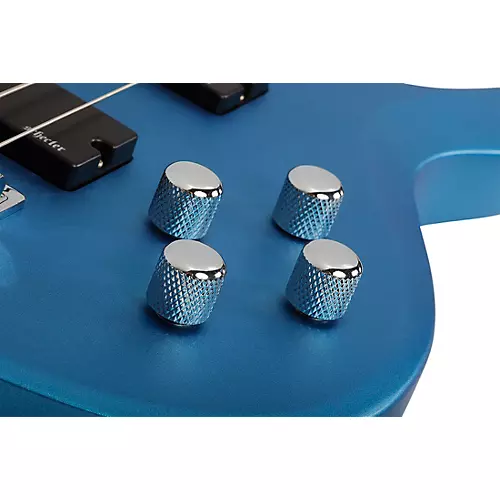 Schecter Guitar Research C-5 Deluxe Electric Bass Satin Metallic Light Blue - musicians--Friend