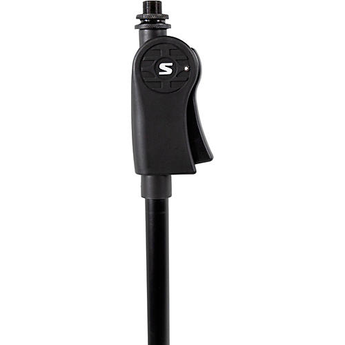 Shure Deluxe Tripod Mic Stand with Pistol Grip One-Handed Clutch Black - musicians--Friend