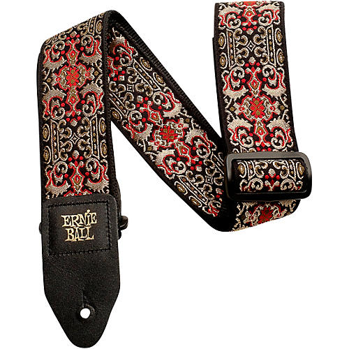 Ernie Ball Jacquard Polypro Guitar Strap Vanilla Rose - musicians--Friend