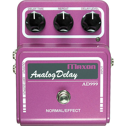 Maxon AD-999 Analog Delay Guitar Effects Pedal - musicians--Friend