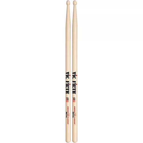 Vic Firth American Classic Hickory Drum Sticks Wood 8D - musicians--Friend