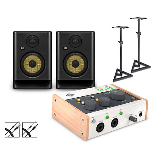 Universal Audio Volt 276 with KRK ROKIT G5 Studio Monitor Pair (Stands & Cables Included) ROKIT 5 - musicians--Friend