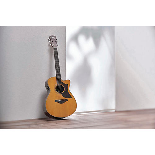 Yamaha A-Series AC3R Concert Cutaway Acoustic-Electric Guitar Tobacco Brown Sunburst - musicians--Friend