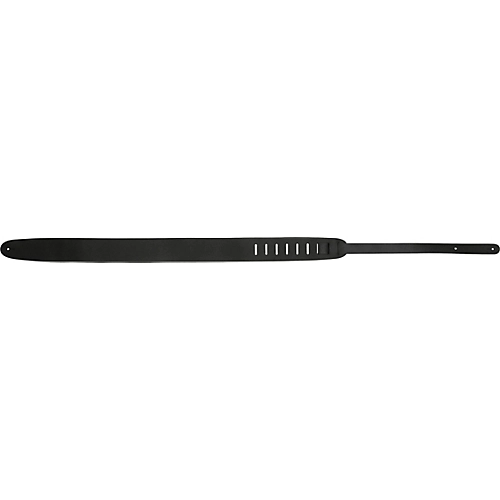 D'Addario Traditional Leather Guitar Strap Black - musicians--Friend
