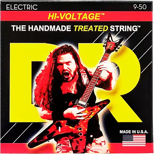DR Strings Dimebag Darrell DBG-9/50 Signature Hi-Voltage Electric Guitar Strings - musicians--Friend