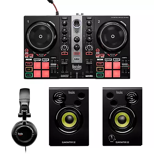 Hercules DJ Learning Kit MK II Black - musicians--Friend