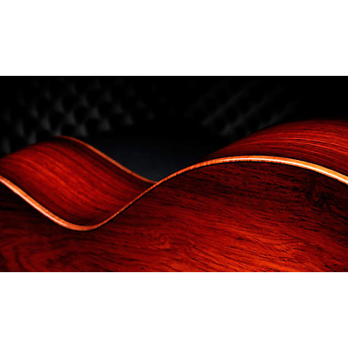 Taylor Custom Sinker Redwood-Cocobolo Grand Auditorium Acoustic-Electric Guitar Natural - musicians--Friend