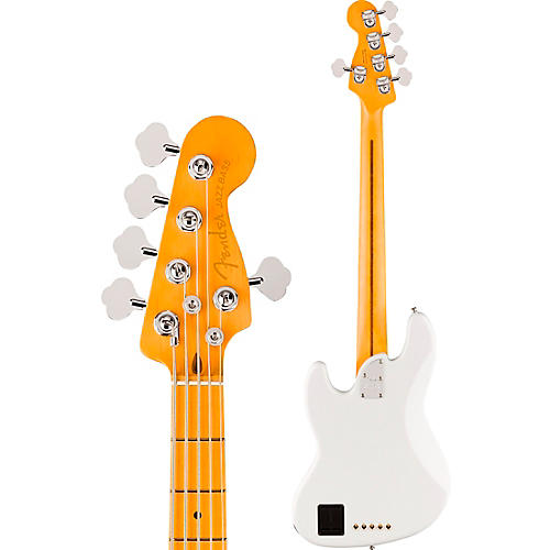 Fender American Ultra II Jazz Bass V Maple Fingerboard Avalanche - musicians--Friend