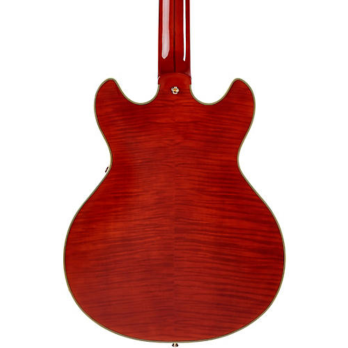D'Angelico Excel Mini DC Semi-Hollow Electric Guitar Viola - musicians--Friend