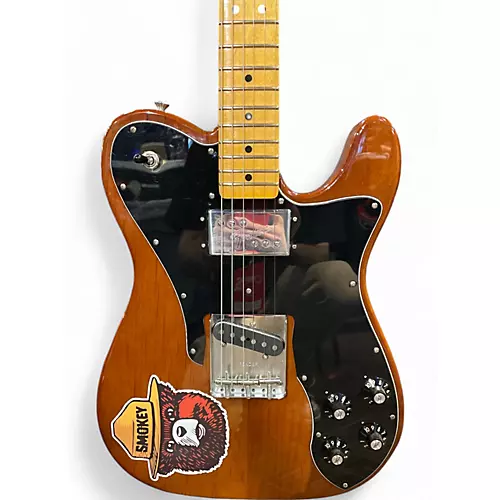 Used 2021 Fender American Original 70s Telecaster Custom Mocha Solid Body Electric Guitar Mocha - musicians--Friend