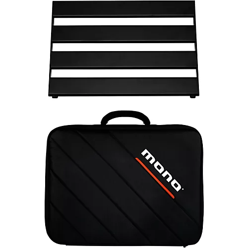 MONO Pedalboard Rail and Stealth Club Accessory Case Large Black - musicians--Friend