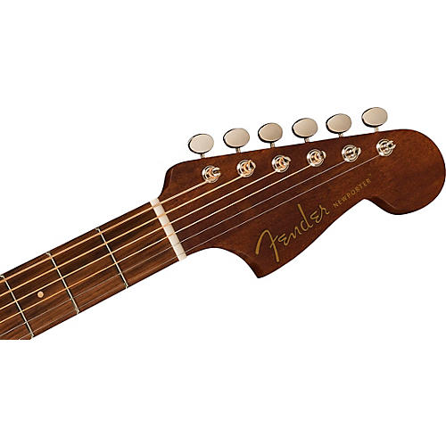 Fender California Newporter Special All-Mahogany Acoustic-Electric Guitar Honey Burst - musicians--Friend