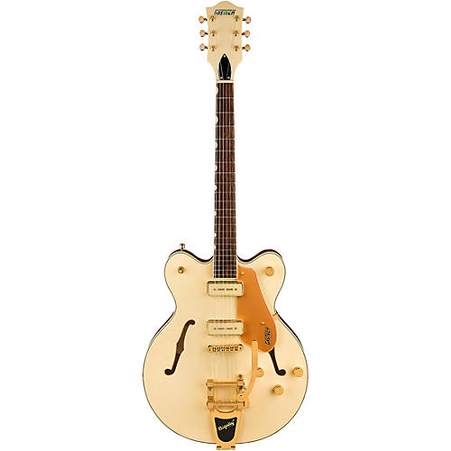 Gretsch Guitars Electromatic Pristine LTD Center Block Double-Cut Electric Guitar White Gold - musicians--Friend