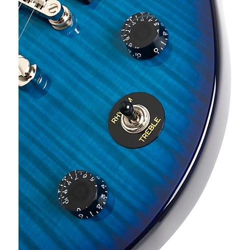 Epiphone Les Paul Special-II Plus Top Limited-Edition Electric Guitar Transparent Black - musicians--Friend