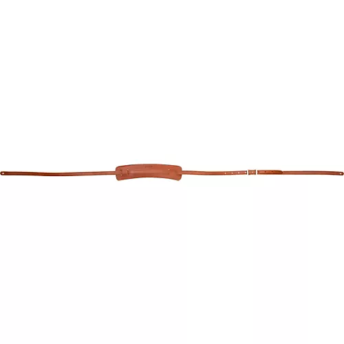 Gretsch Guitars Leather Deluxe Spaghetti Guitar Strap Walnut - musicians--Friend