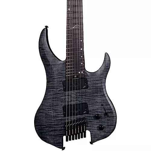 Legator Ghost 7 String Multi-Scale Super Shred Series Flamed Maple Electric Guitar Purple - musicians--Friend