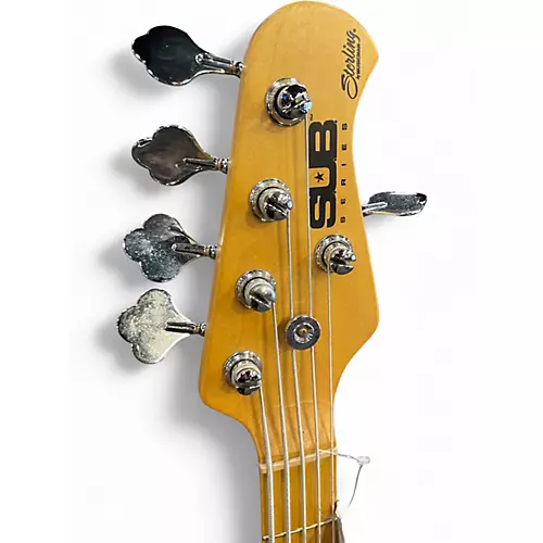 Used Sterling by Music Man SUB SERIES STING RAY 5 BLACK Electric Bass Guitar BLACK - musicians--Friend