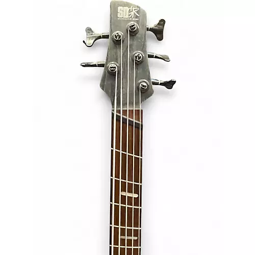 Used Ibanez SRFF805 Trans Black Electric Bass Guitar Trans Black - musicians--Friend