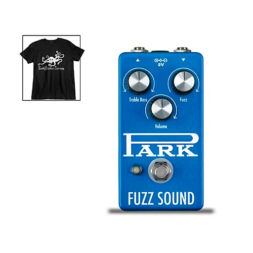 EarthQuaker Devices Park Fuzz Vintage Tone Guitar Effects Pedal and Octoskull T-Shirt Large Black - musicians--Friend