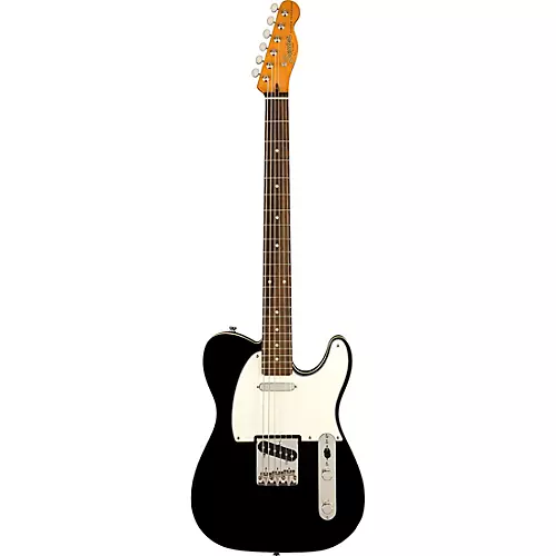 Squier Classic Vibe Baritone Custom Telecaster Electric Guitar Black - musicians--Friend