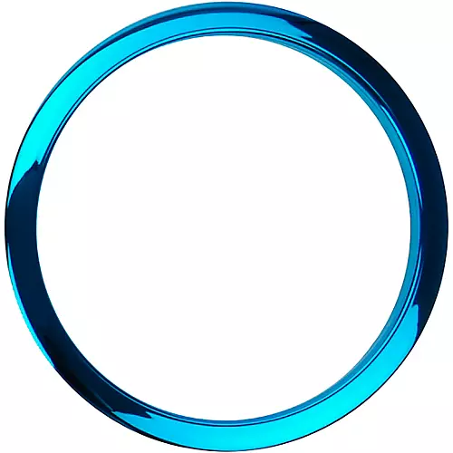 Bass Drum O's Bass Drum O Port Ring 4 in. Blue - musicians--Friend