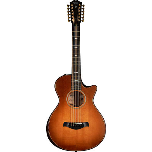 Taylor Builder's Edition 652ce V-Class 12-String Grand Concert Acoustic-Electric Guitar Wild Honey Burst - musicians--Friend