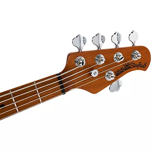 Ernie Ball Music Man StingRay5 Special HH 5-String Electric Bass Guitar Genius Gold - musicians--Friend