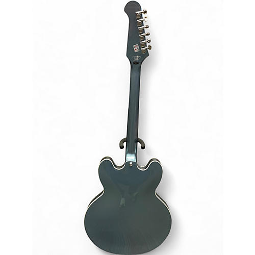 Used Epiphone DG335 Pelham Blue Hollow Body Electric Guitar Pelham Blue - musicians--Friend