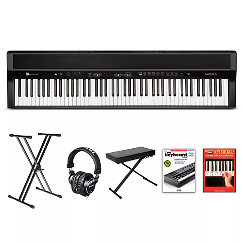 Williams Allegro IV Digital Piano With Stand and Bench Beginner Package - musicians--Friend