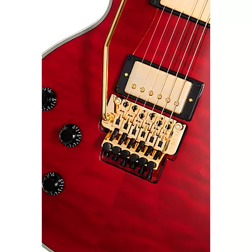 Epiphone Alex Lifeson Les Paul Custom Axcess Left-Handed Electric Guitar Ruby - musicians--Friend