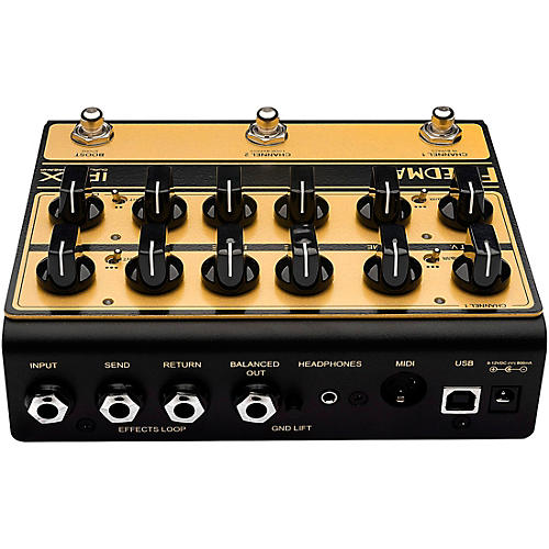 Friedman IR-X Dual-Tube Preamp DI+IR Dual-Channel 12AX7 Tubes Effects Pedal Black - musicians--Friend