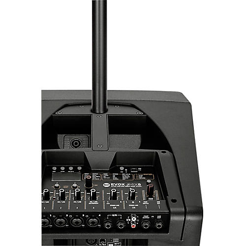 RCF EVOX JMIX8 Line Array PA System With 8-Channel Mixer, Black - musicians--Friend