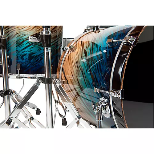 Pork Pie Birch 3-Piece Shell Pack Blue Fade Dip - musicians--Friend