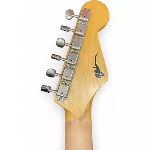 Used Nash Guitars S57 LH SSS HEAVY RELIC Blue Electric Guitar Blue - musicians--Friend