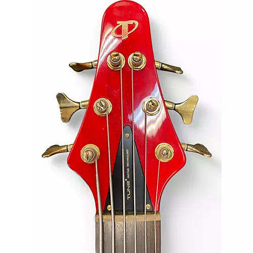 Used Tune TWB63 Red Electric Bass Guitar Red - musicians--Friend