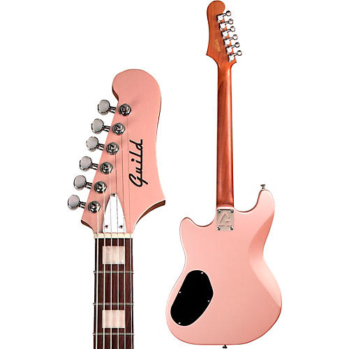 Guild Surfliner Deluxe Solidbody Electric Guitar With Guild Floating Vibrato Tailpiece Glacier Blue Metallic - musicians--Friend