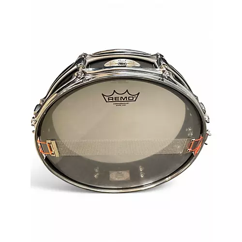 Used Pearl 3.5X14 Power Piccolo Snare Black Drum Black 106 - musicians--Friend