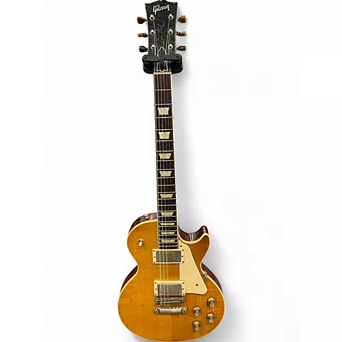 Used 2005 Gibson Nash Conversion LP-60 Lemonburst Solid Body Electric Guitar Lemonburst - musicians--Friend