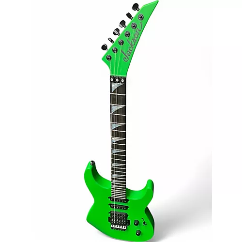 Used Jackson USA Soloist SL3 Green Solid Body Electric Guitar Green - musicians--Friend
