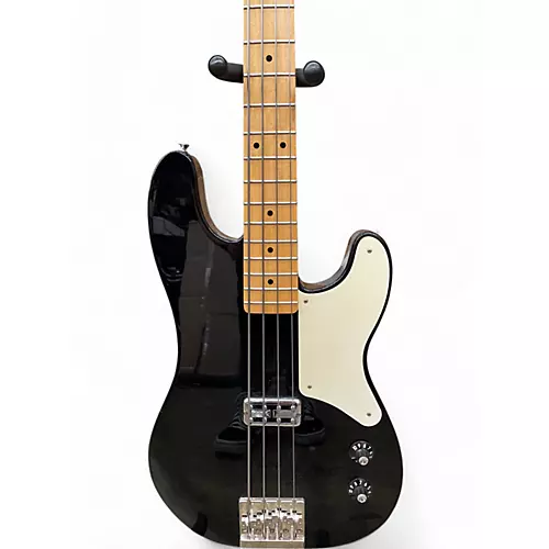 Used Fender Cabronita Precision Bass Black Electric Bass Guitar Black - musicians--Friend