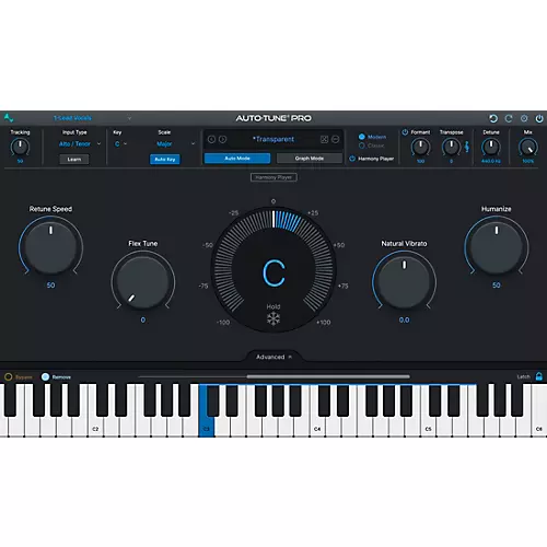 Antares Auto-Tune Pro 11 Vocal Tuning/Editing Plug-in Software Download - musicians--Friend