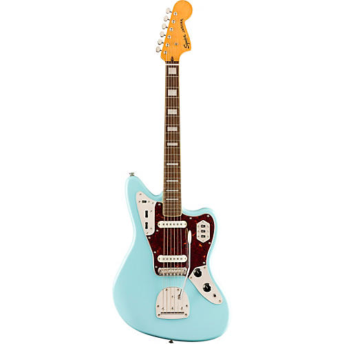 Squier Classic Vibe '70s Jaguar Limited-Edition Electric Guitar Daphne Blue - musicians--Friend