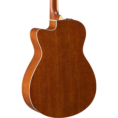 Yamaha FSX800C Small-Body Acoustic-Electric Guitar Ruby Red - musicians--Friend