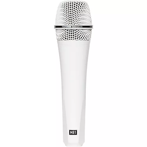 TELEFUNKEN M81 Supercardioid Dynamic Handheld Vocal Microphone White - musicians--Friend